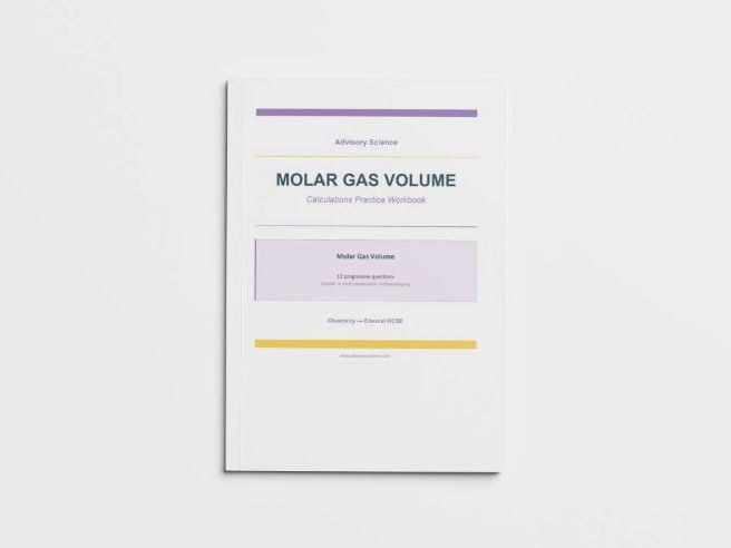 Molar Gas Volume - Edexcel GCSE Chemistry Calculation Practice Book