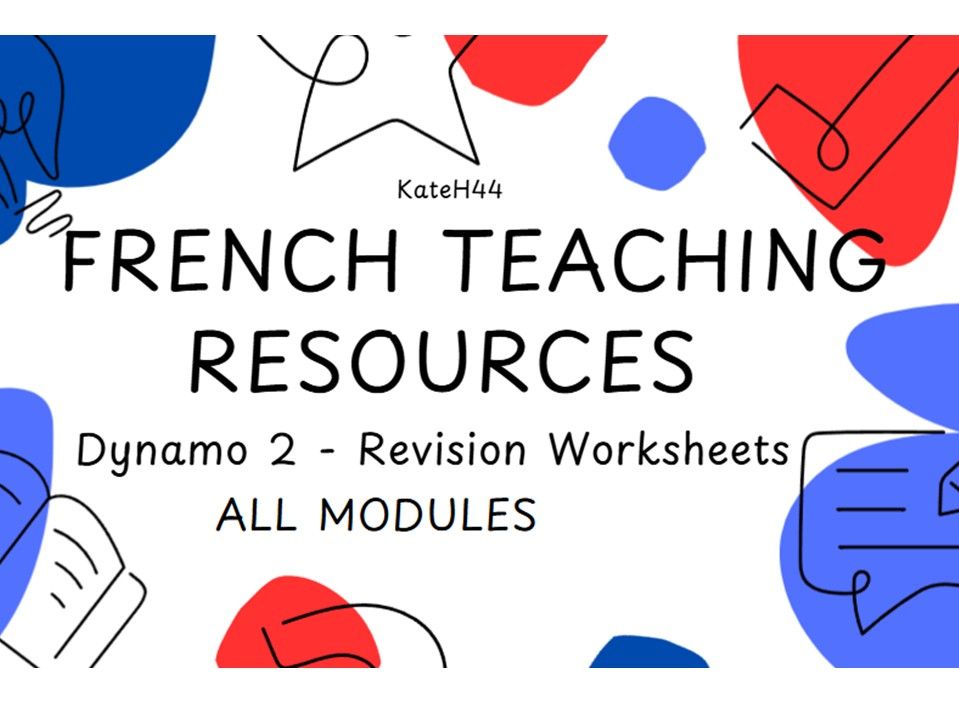 Dynamo 2 Revision Worksheets (All Modules 1-5)