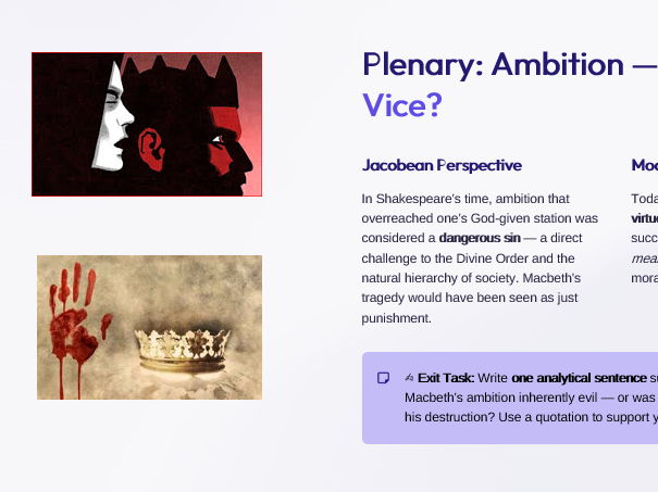 The Theme of Ambition in Macbeth