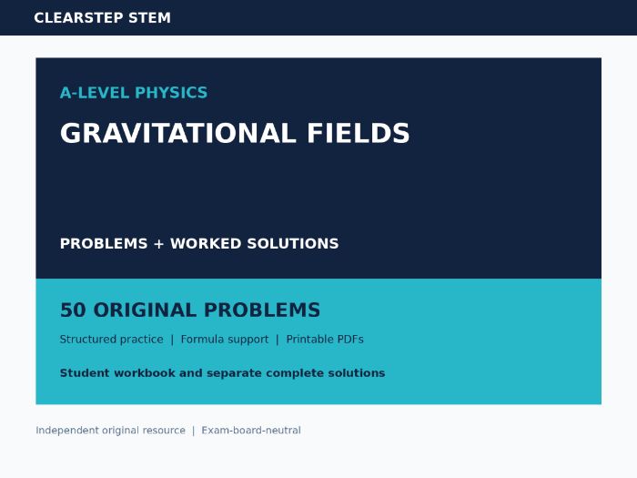 A Level Physics Gravity Worked Solutions