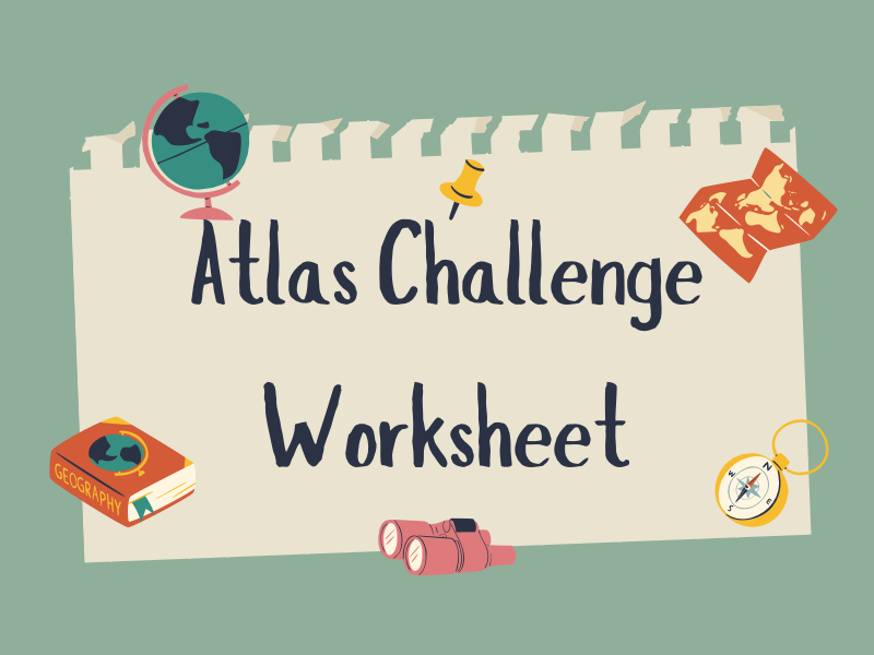 Atlas Skills Escape Independent Challenge Activity KS3 & GCSE Geography