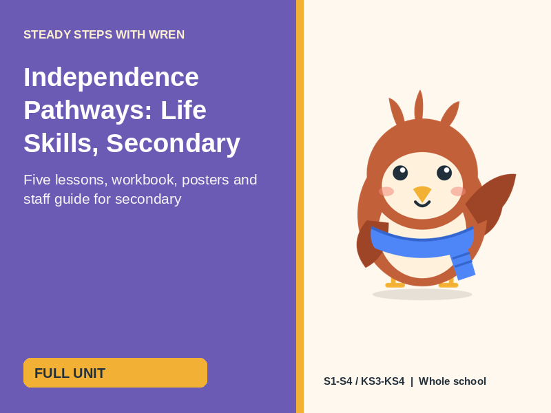 Independence Pathways: Life Skills, Secondary