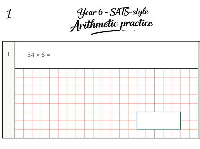 Year 6 Daily Arithmetic Practice – 6 Weeks of SATs-Style Questions