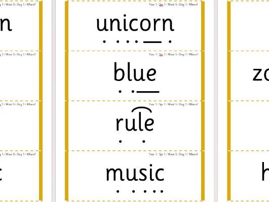 Year 1 Spring 1 Week 5 (Supports Little Wandle)