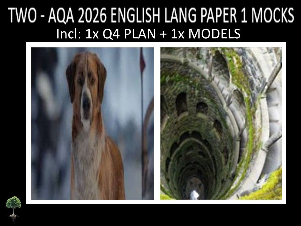 TWO - AQA PAPER 1 | 2026 FULL MOCKS | Q4 PLAN | MODELS