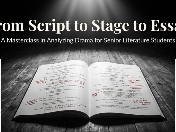 How to Analyse a Play – Generic Drama Study Pack | Senior English & Literature