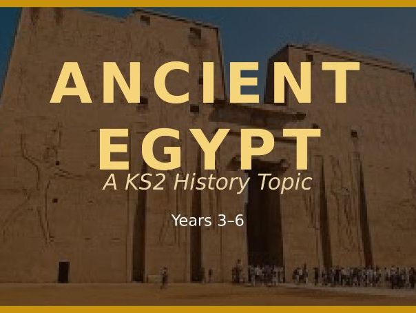 Ancient Egypt KS2 – PowerPoint & Worksheet Bundle