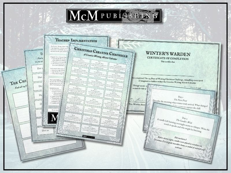 FULL Christmas Creative Writing Advent Calendar & Challenge Trail