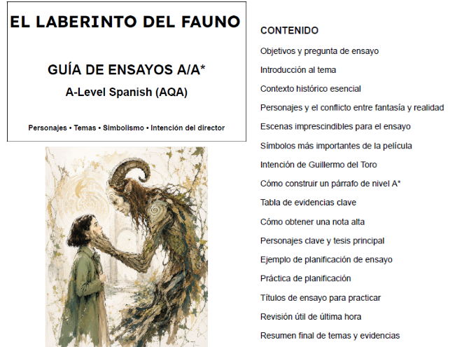 Laberinto del Fauno: fantasía y realidad_Guia de ensayos A*