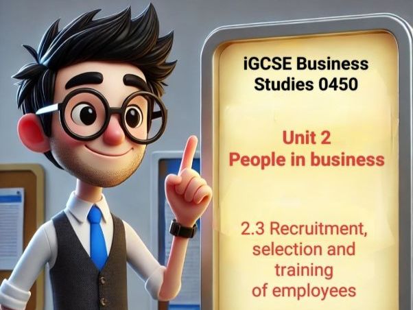 CiE iGCSE Business 2.3.3 Why reducing the workforce might be necessary