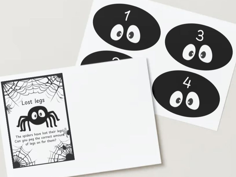 Spiders busy fingers activity