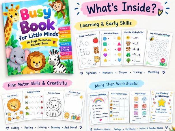 The Ultimate Kids Activity Book | Puzzles, Games & Fun Learning Activities