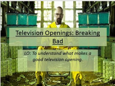 Media Studies - CW assignment 1: Breaking Bad - television openings.