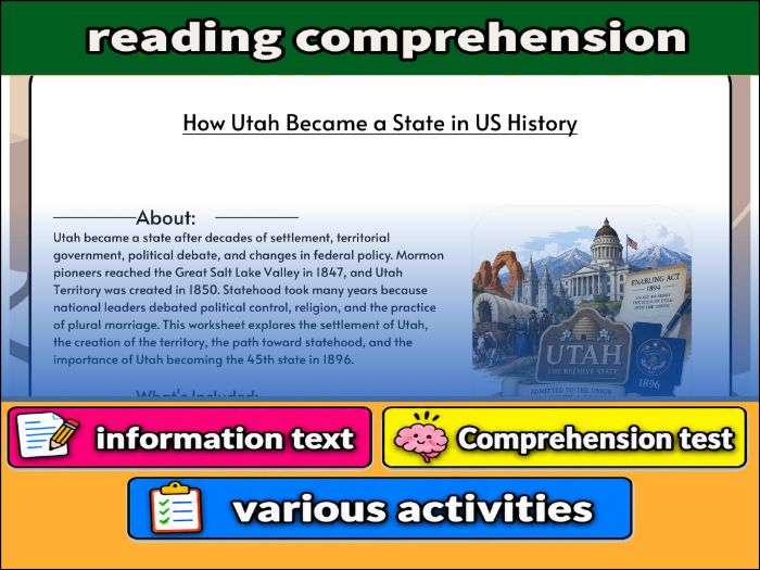 How Utah Became a State in US History | Comprehension 91����t