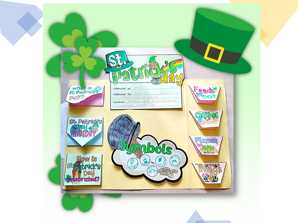 St. Patrick's Day Lapbook with Reading Comprehension Worksheets