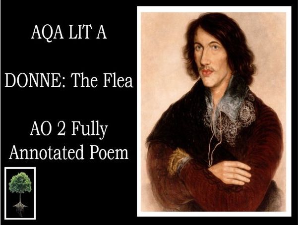 DONNE - THE FLEA -  AO2  ANNOTATED POEM