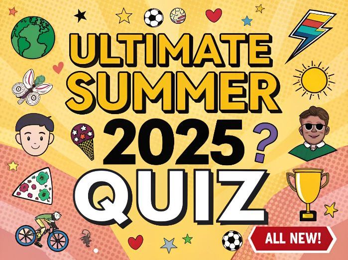 End of Year Quiz 2025 | KS3 Summer Quiz Game | Fun Classroom PowerPoint for Ages 11–14