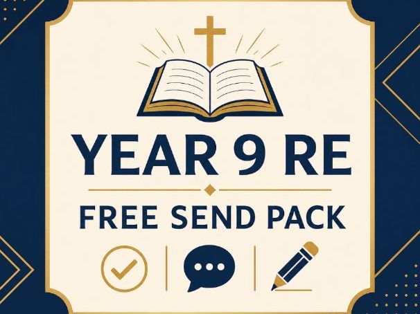 Free Year 9 RE SEND Starter Pack - Six Accessible Worksheets