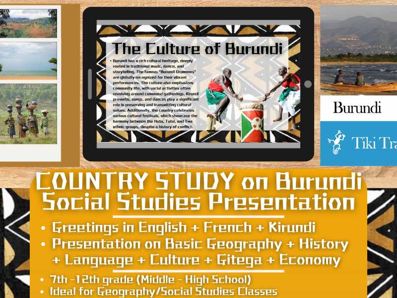 Country Study Presentation on Burundi - Eastern Africa