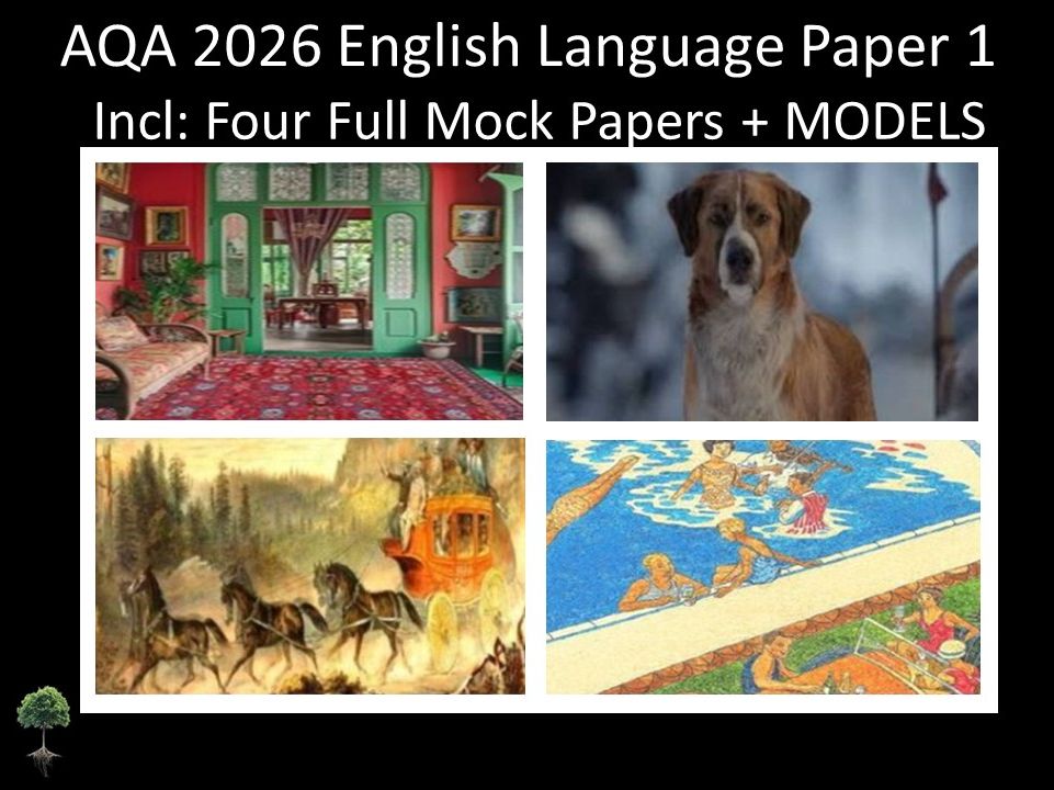 Four AQA 2026 English Language Paper 1 Mocks | Models
