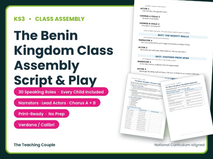 The Benin Kingdom Class Assembly Script & Play | Years 7–10 | No Prep Drama