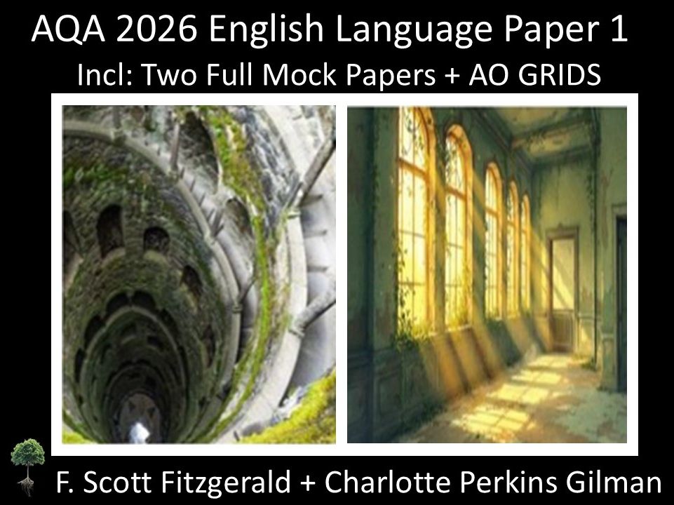 Two AQA 2026 English Language Paper 1 Mock | AO Grids