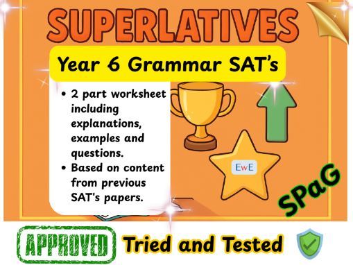 Superlatives Worksheet