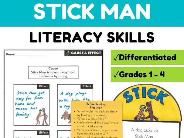 Stick Man Activities - Reading Comprehension - Literacy Skills Activities