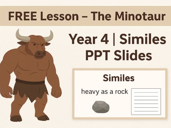 Free Lesson–Year 4 English The Minotaur