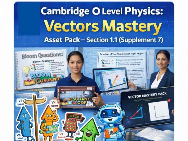 Cambridge 0 level physics Vector Mastery pack( Sup 7)