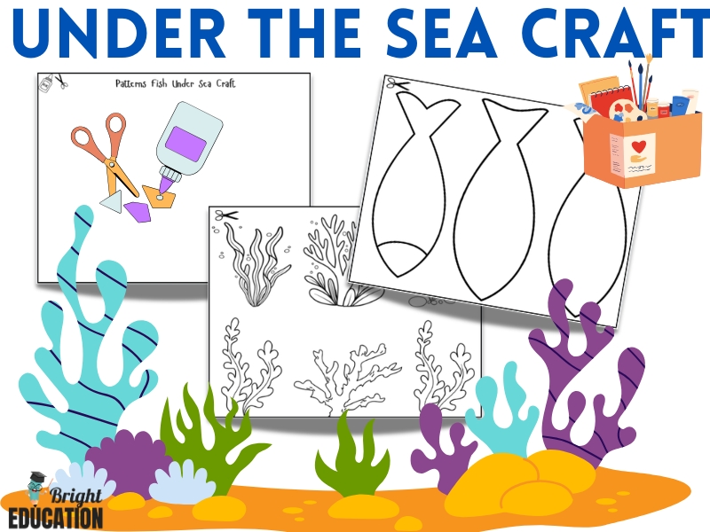 Under the Sea Craft End of Year Activity – Summer Coloring Sheets