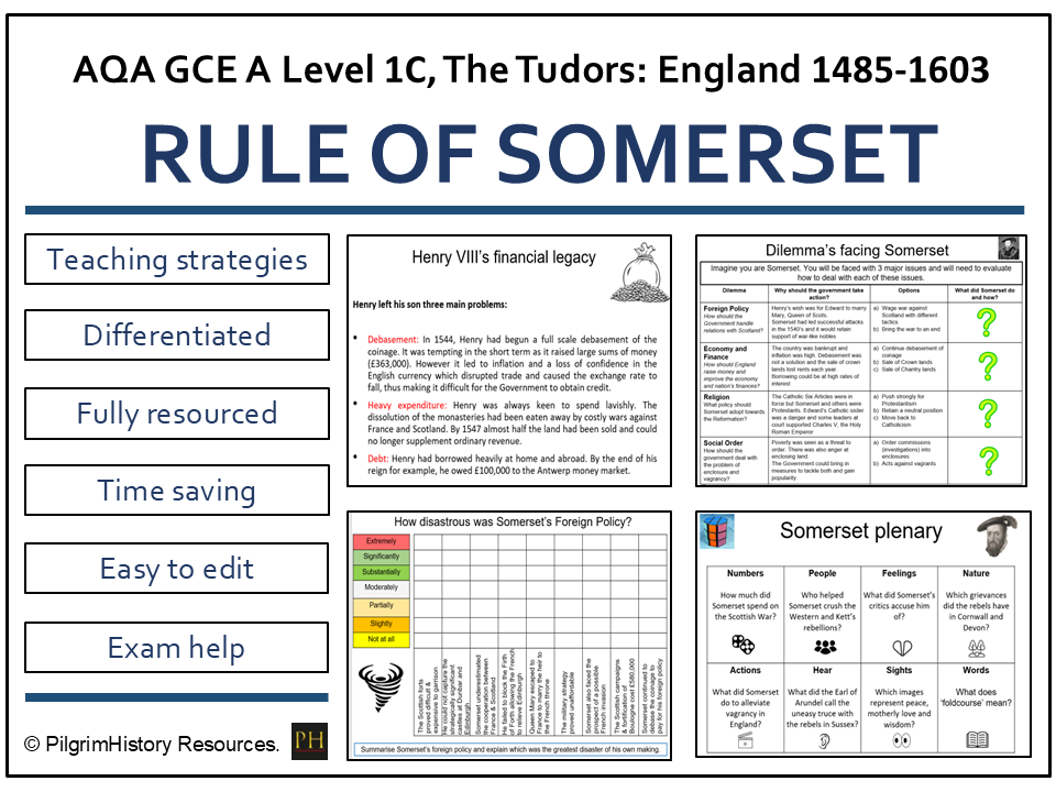 The Rule of Somerset: Rebellion, Reform and Failure | AQA A Level History