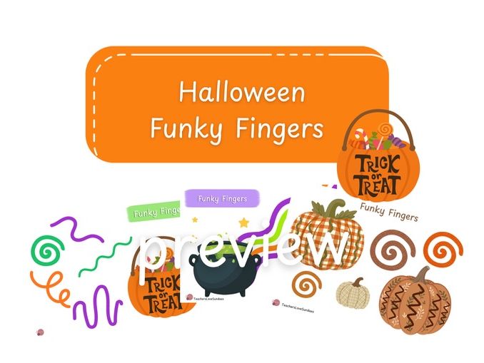 Halloween Funky Fingers