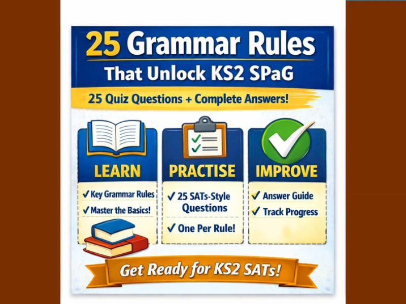 The 25 Grammar Rules That Unlock the KS2 SPaG Test