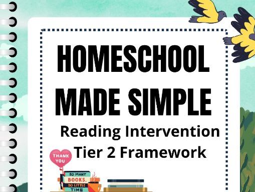 Tier 2 Reading Intervention Framework | Grades 9th-12th