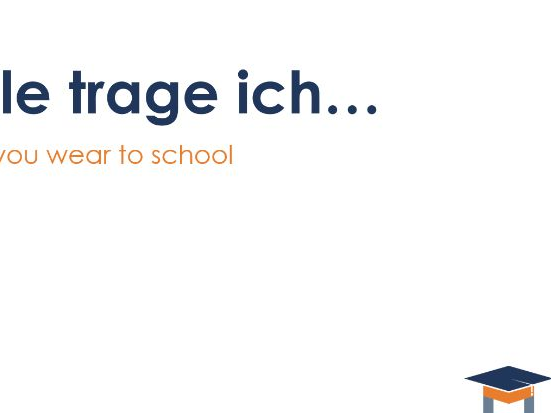 German - School uniform & colours