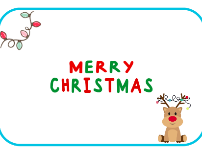 Christmas Card Inserts