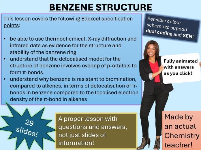 Benzene Structure (click for video preview)