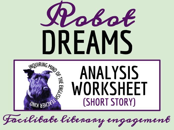 "Robot Dreams" by Isaac Asimov Close Reading Analysis Worksheet | Artificial Intelligence Story