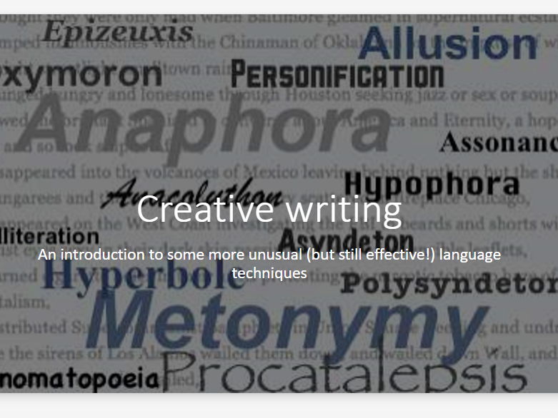 A Lesson on Better Creative Writing Techniques