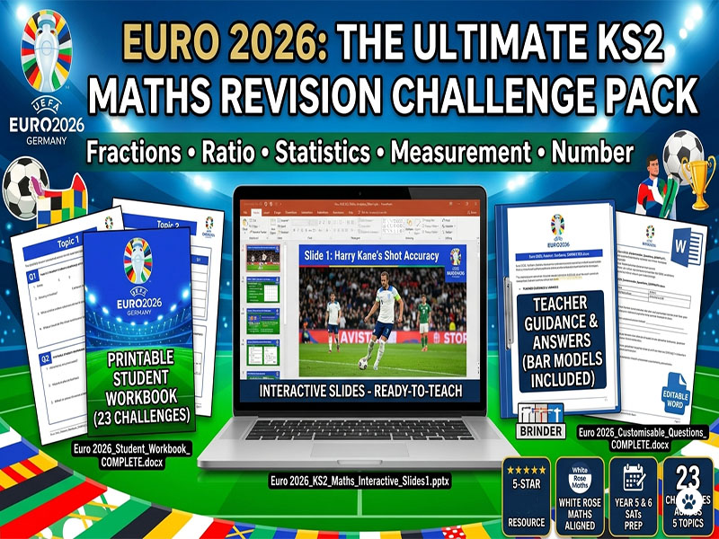 Euro 2026 KS2 Maths SATs Revision Pack