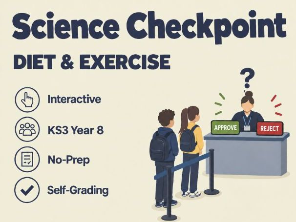 Diet & Exercise Interactive Game | Biology KS3 Year 8