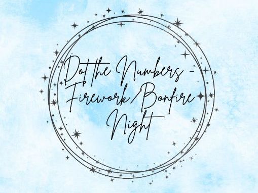 Dot the Numbers - Firework/Bonfire Night