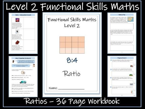 Ratio Workbook - Level 2 Maths Functional Skills