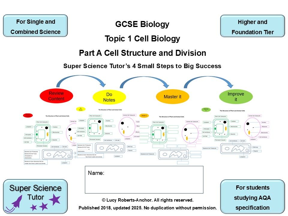 AQA GCSE Biology Chemistry and Physics Science Paper 1 Revision Course Exam Preparation