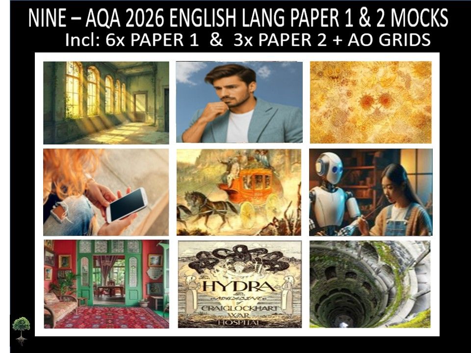 NINE - AQA PAPER 1 & 2 | 2026 FULL MOCKS | AO GRIDS