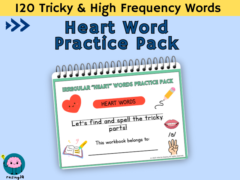 120 Tricky Words – Irregular Spelling Pack