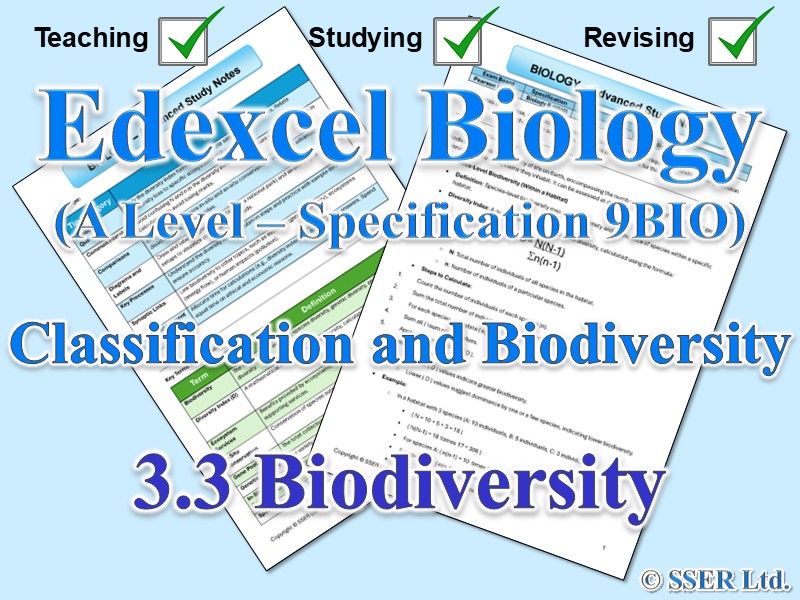 BIOA_EDX Topic Notes: 3.3 Biodiversity