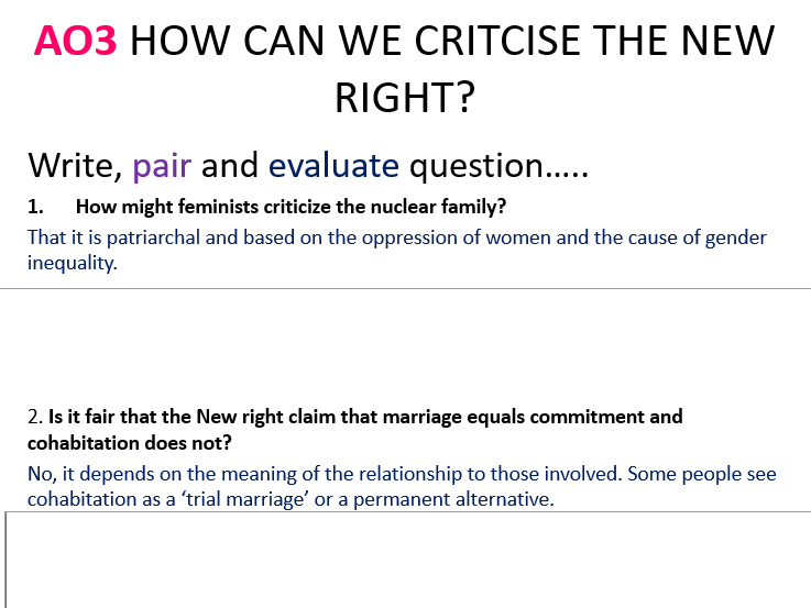 AQA Sociology family diversity unit bundle