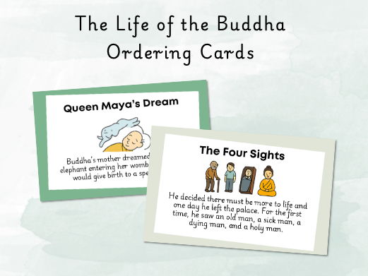 Life of the Buddha Ordering Cards